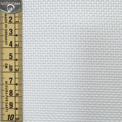 AIDA WHITE EMBROIDERY FABRIC - 200 cm