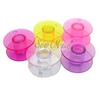 BOBBIN BOX PLASTIC TRANSPARENT