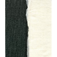 THERMO ADHESIVE TEXTILE 150 cm WHITE - BLACK