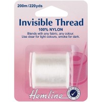 Invisible Thread 100% Nylon 200mtrs Clear