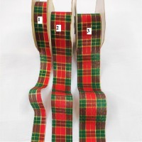 CHRISTMAS SCOTCH RIBBONS - RED-GREEN-GOLD