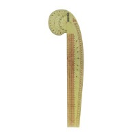 PLASTIC FRENCH HIP CURVED RULER