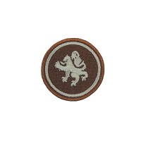 IRON ON PATCH ROUND MEDIUM