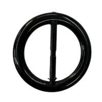 PLASTIC CIRCLE BUCKLE  5 cm