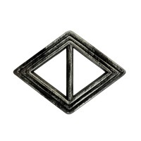 PLASTIC TRIANGLE BUCKLE  4.5 cm